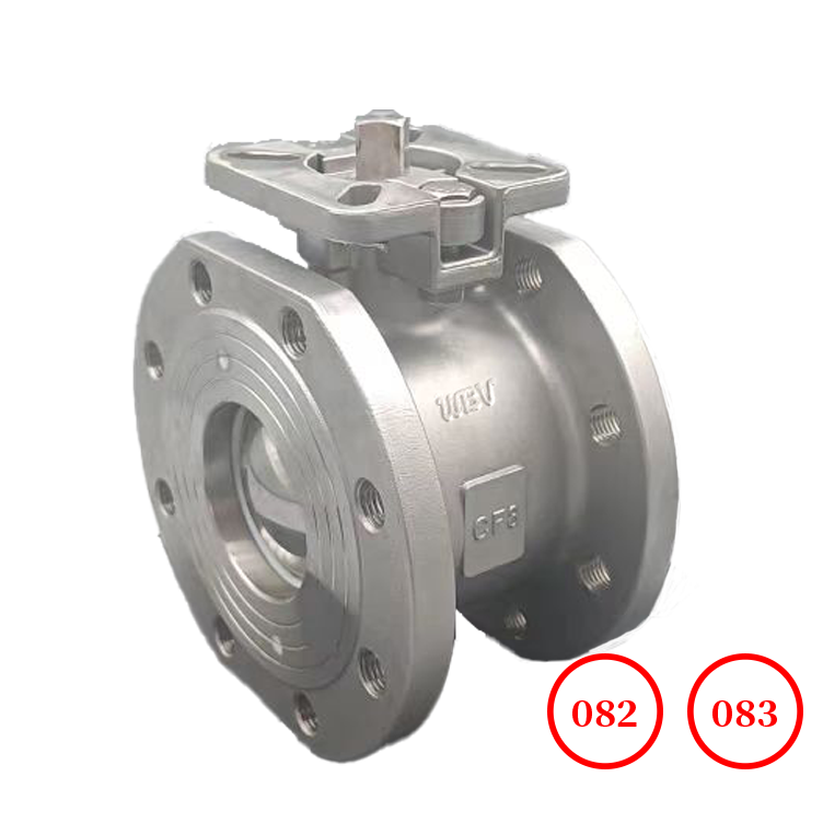 对夹意式高平台薄型球阀 wafer high-platform thin ball valve Q71F-16