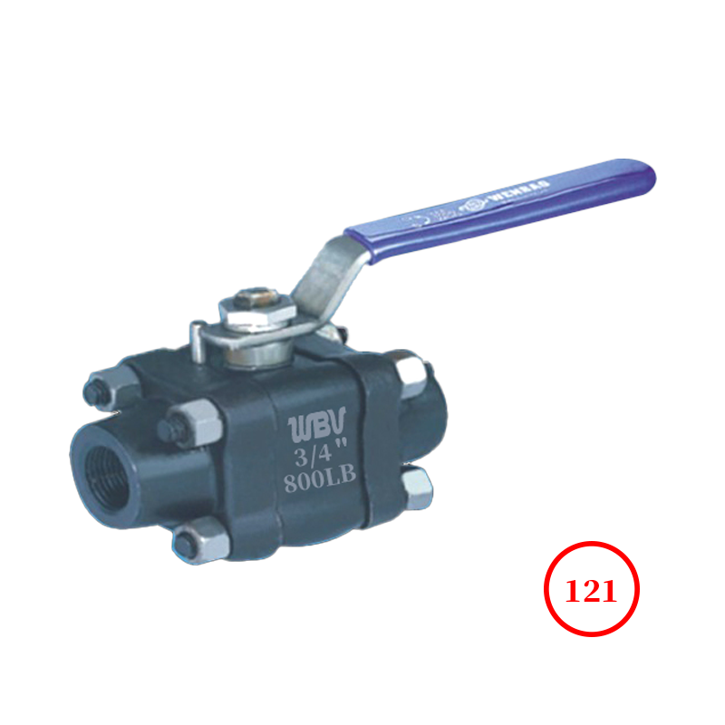 三片式锻钢高压球阀 3PC high-pressure ball valve Q11F-300/900LB A105