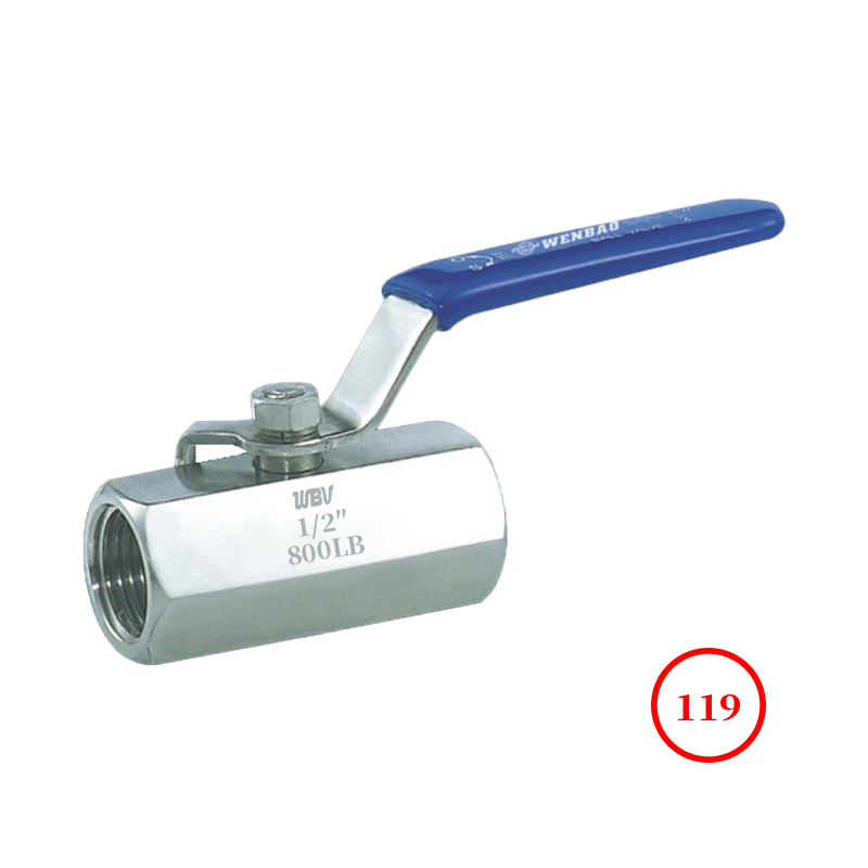 一片式不锈钢高压球阀 1PC high-pressure ball valve Q11F-300/900LB stainless steel