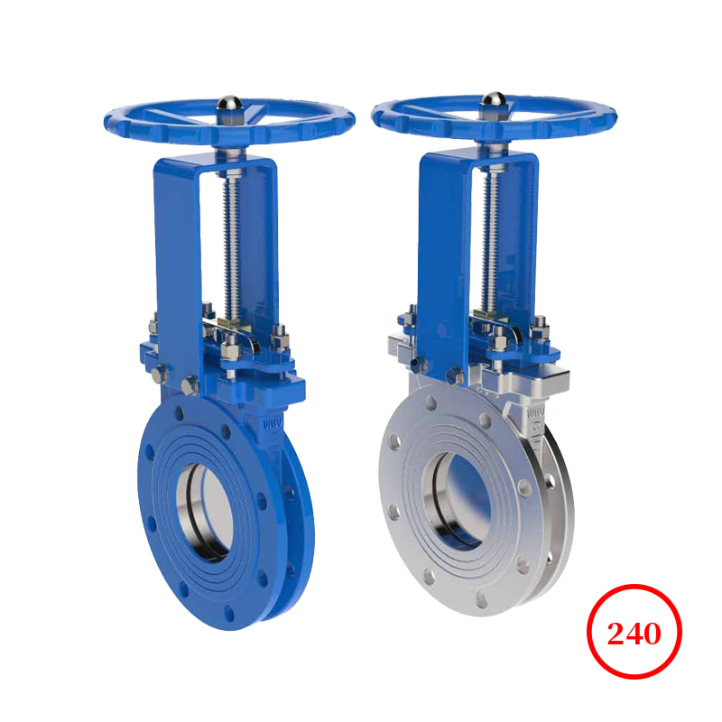 明杆单向密封手动刀闸阀 Unidirectional Knife Gate Valve PZ43X/H-10C/P/R