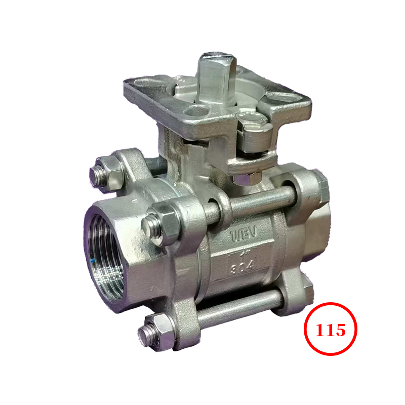 国标三片式高平台球阀 GB 3PC high-platform ball valve Q11F-16/64