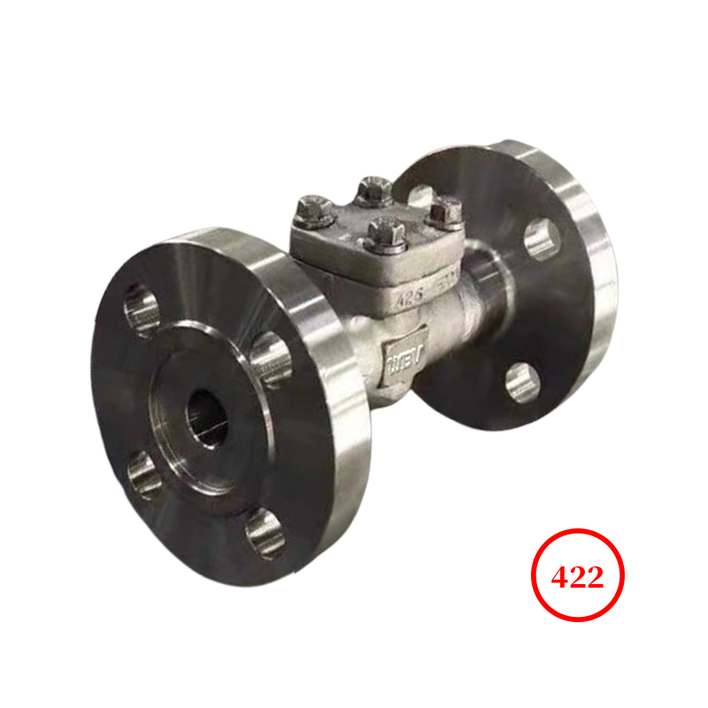 锻压升降式止回阀 flange forged lift check valve H41H-100 法兰(RF/FM)