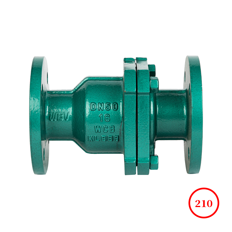 衬四氟法兰止回阀 fluorine flange check valve H44F46