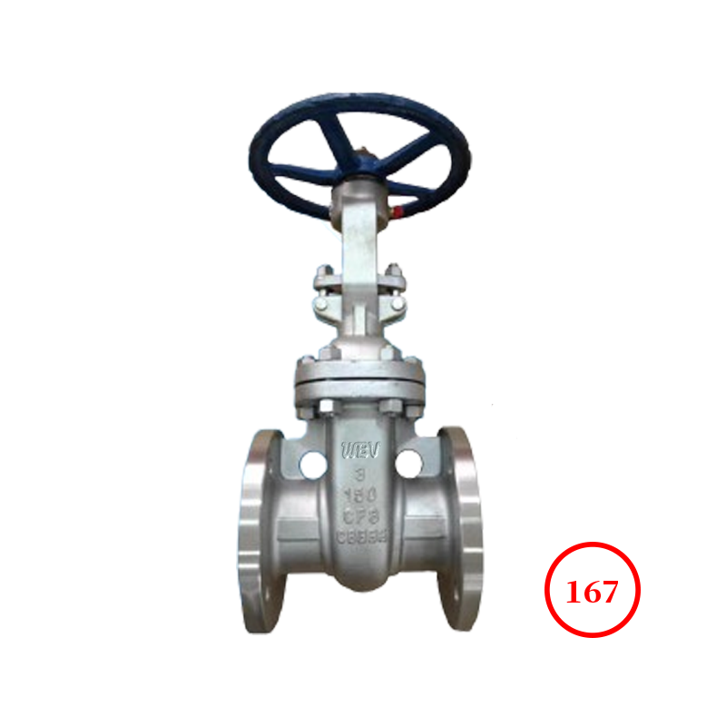 美标不锈钢明杆楔式闸阀 ANSI stainless steel RS wedge gate valve Z41H-150LB