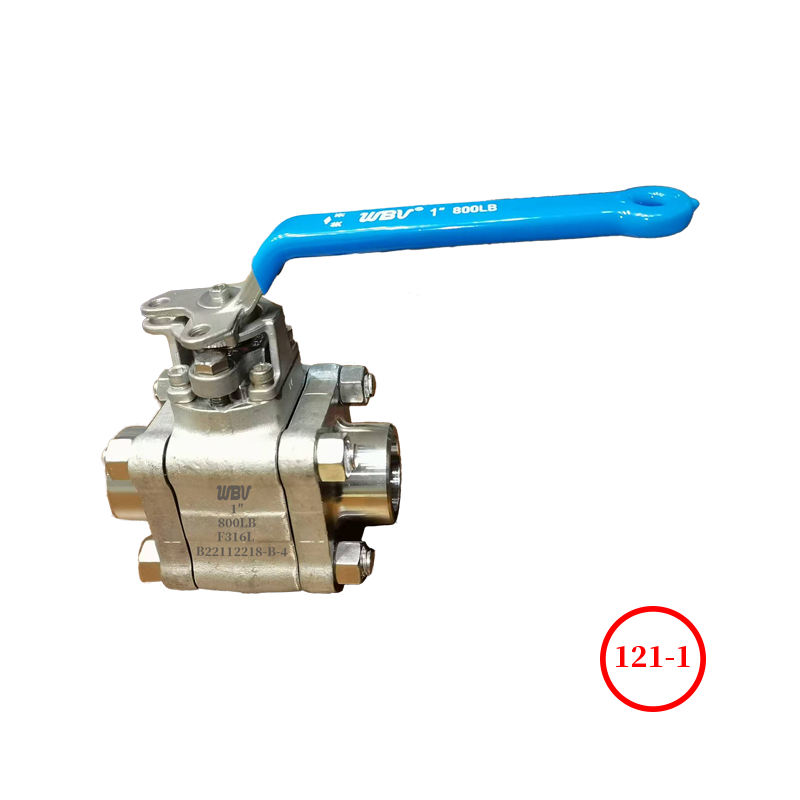 三片式高压带锁球阀 3PC high-pressure lockable ball valve