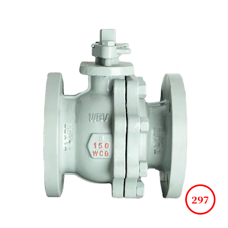 美标碳钢法兰球阀 ANSI c.s. flange ball valve Q41F-150/300LB