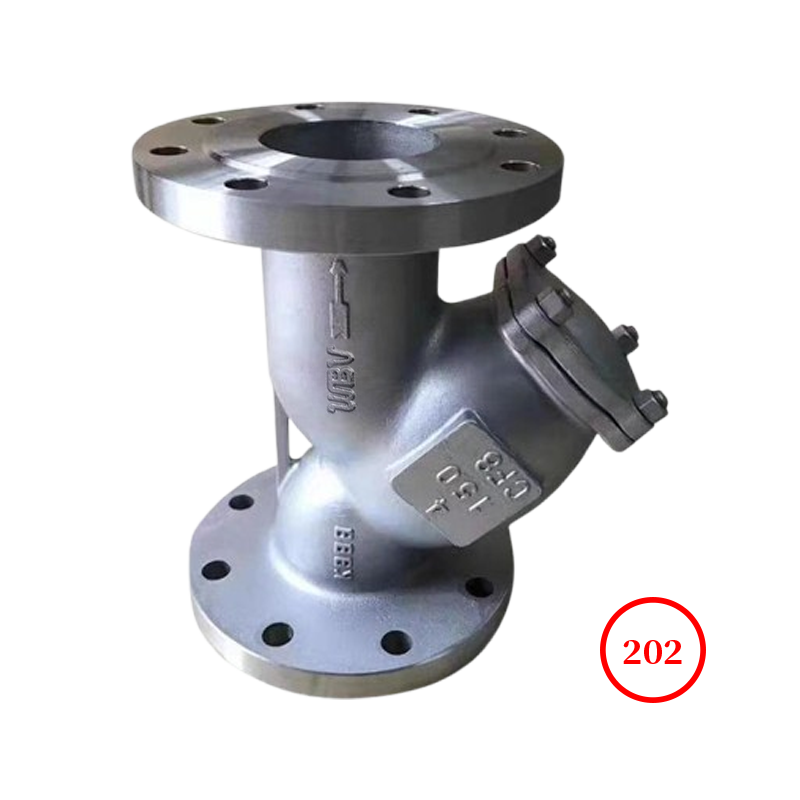 美标不锈钢Y型过滤器 ANSI s.s. flange Y-strainer GL41W-