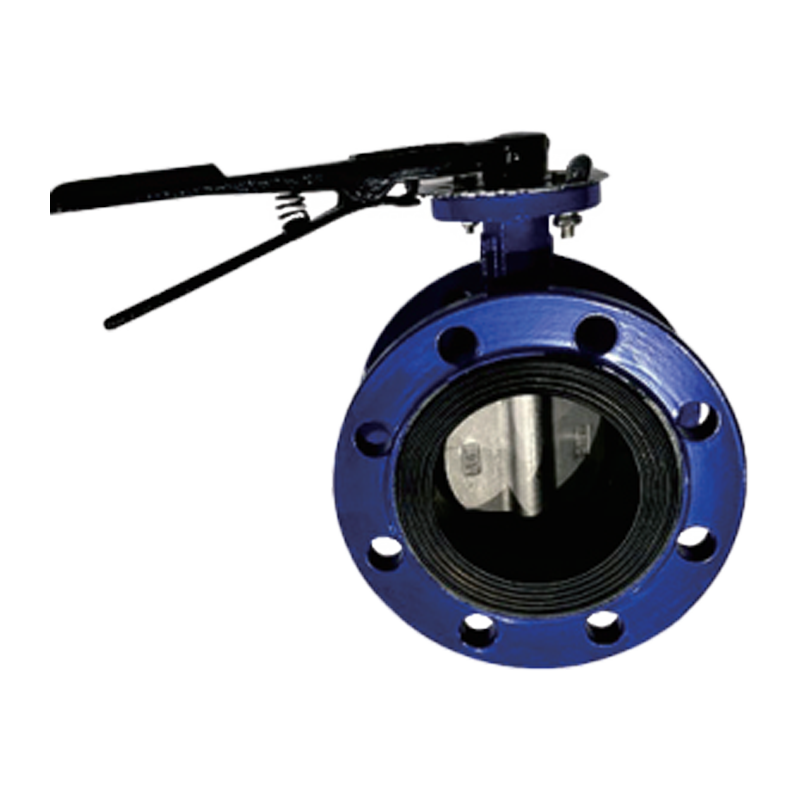 法兰球墨铸铁蝶阀 flange SG iron butterfly valve D41X-10Q