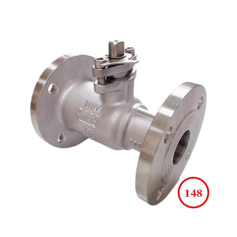 法兰不锈钢高温一体球阀 flange s.s HT ball valve QJ41M-16