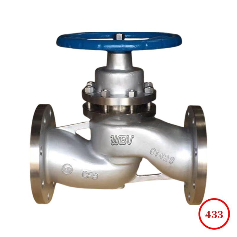 不锈钢柱塞截止阀 s.s. plunger globe valve UJ41H